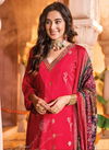 Af Dastoor Vol 4 Crepe Jacquard Kurti With Bottom Dupatta Catalog
